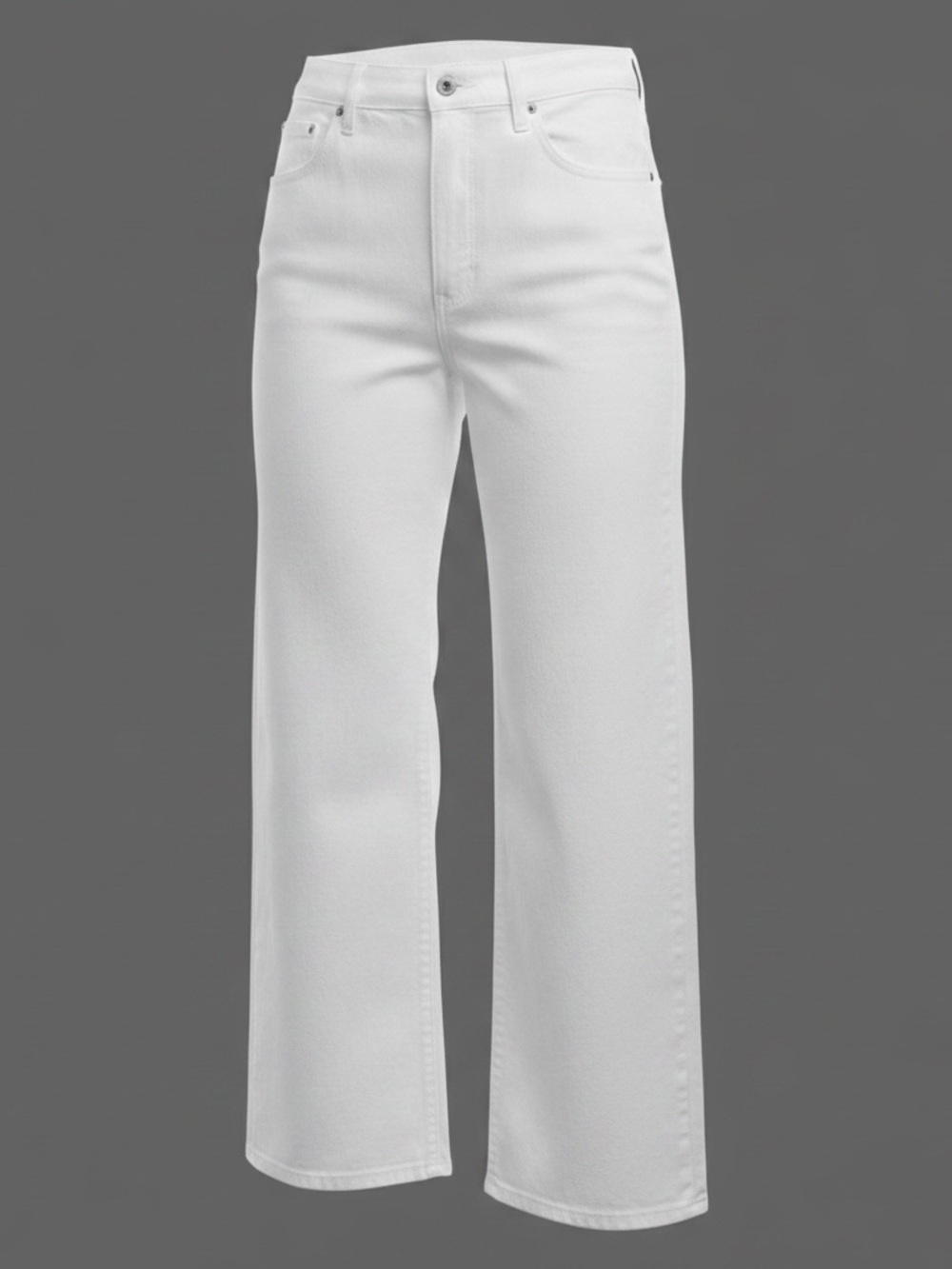 Madewell White Boot-Cut Jeans